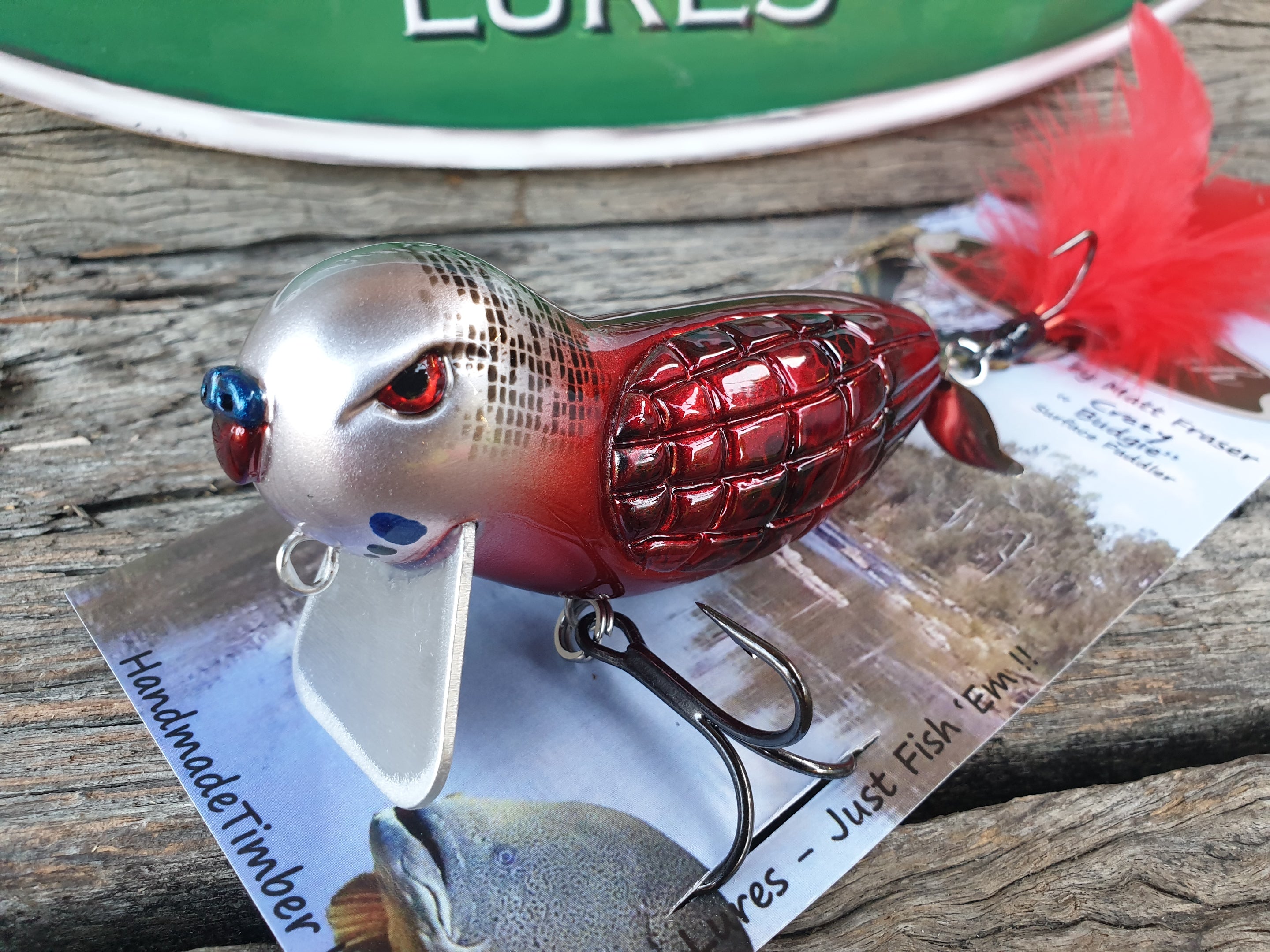 Timber Crazy Budgie Wakebait